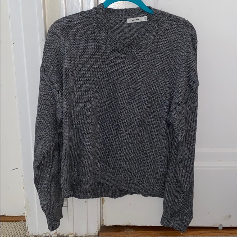 MOD REF Gray Knit Sweater S/M